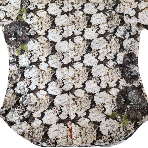 Men's Robert Graham Embroidered Long Sleeve Shirt LG - Picture 3 of 10